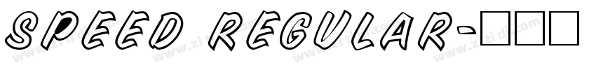 speed regular字体转换 speed regular字体转换